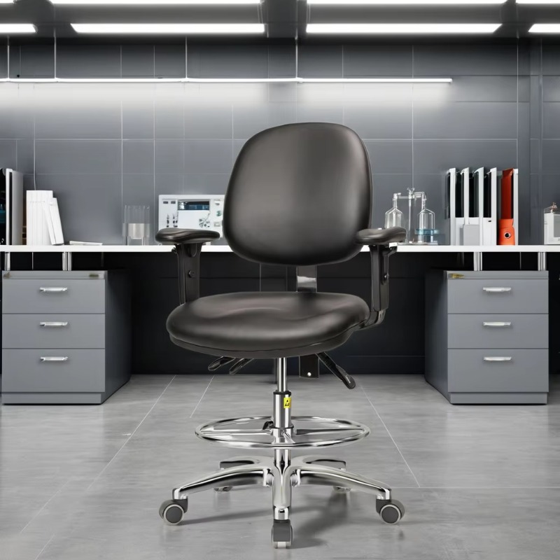 Medical Lab Furniture - كرسي طبي قابل للتعديل من الجلد