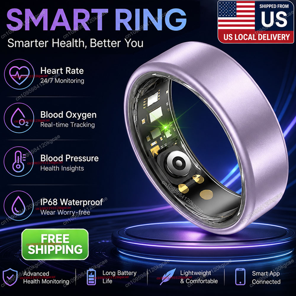 Blood Pressure Monitor - خاتم ذكي لتتبع معدل ضربات القلب