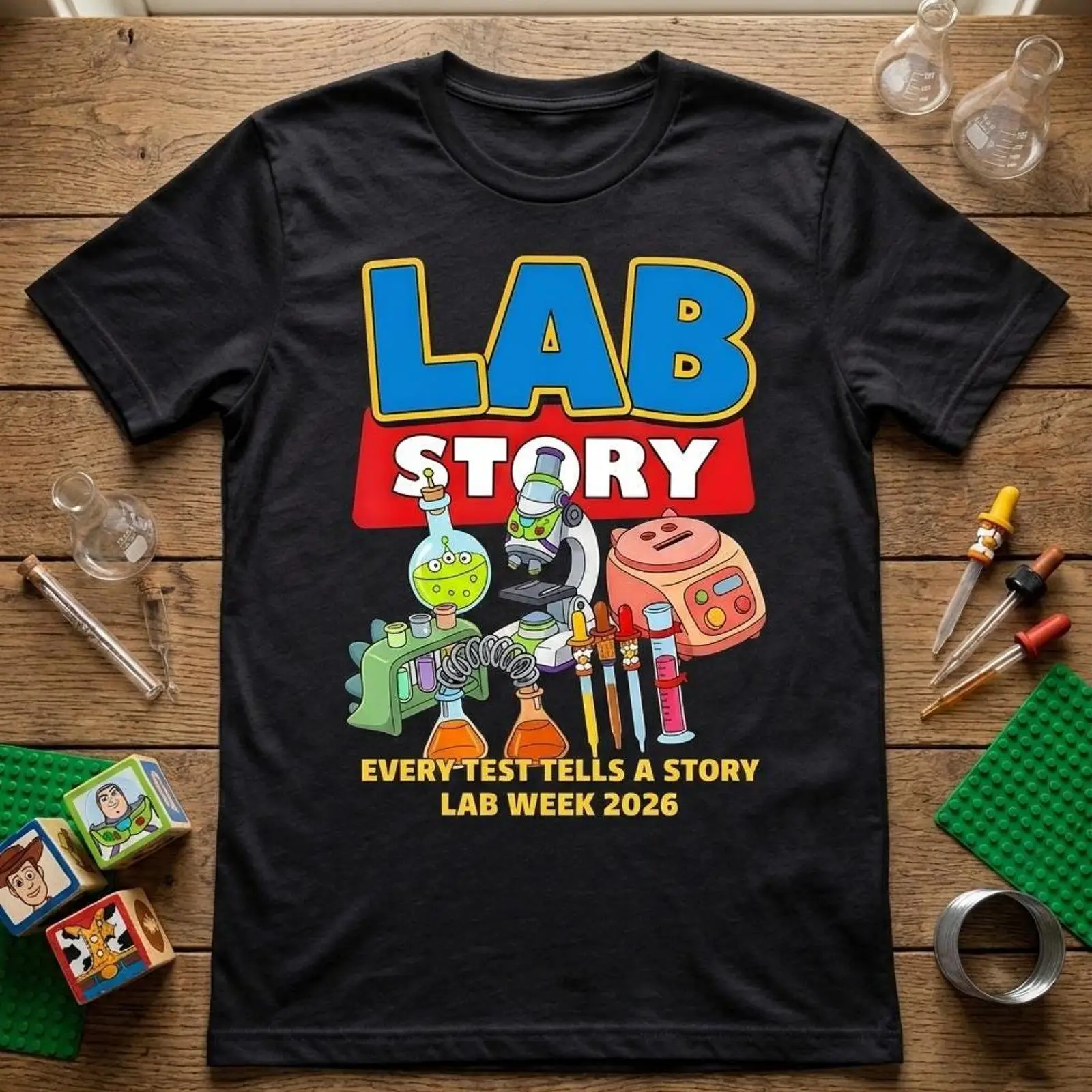 Medical Lab Week 2026 - تي شيرت Lab Week 2026 بتصميم