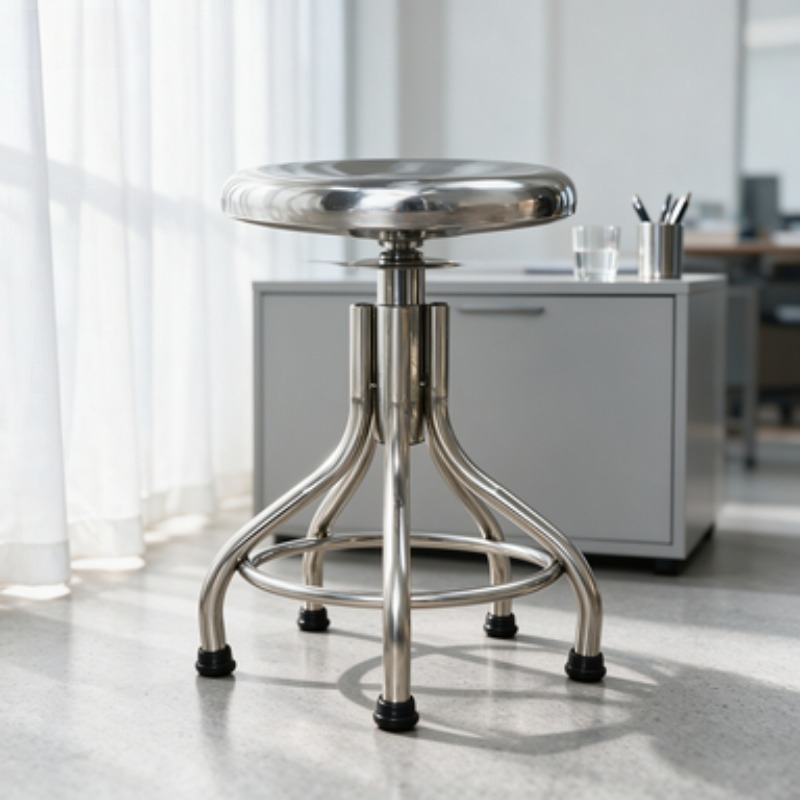 كرسي دوار من الفولاذ المقاوم ل - مراجعة Medical Lab Furniture وسعره