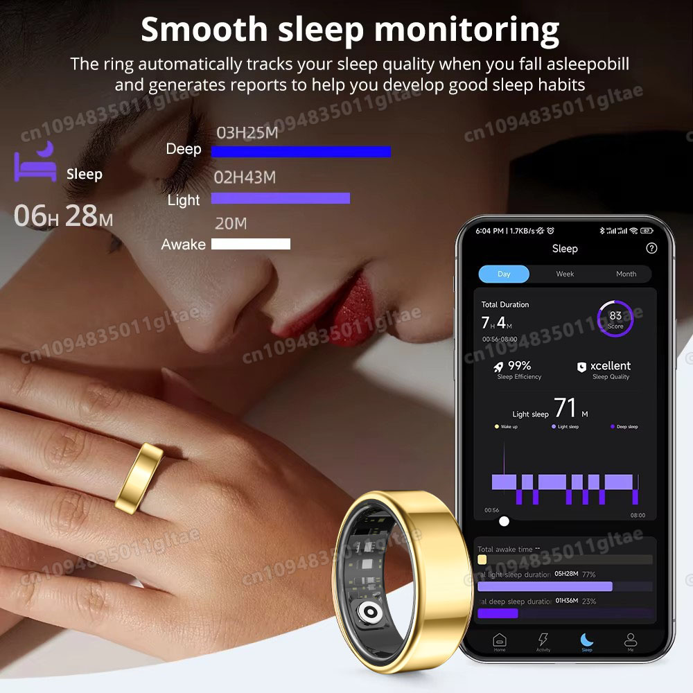 خاتم ذكي R10 مع علبة شحن للرجا - مراجعة Blood Pressure Monitor وسعره